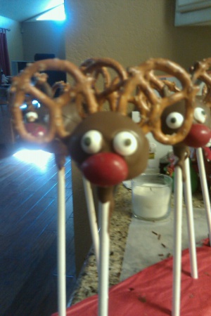 Reindeer Cake pops