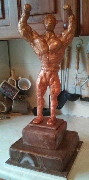 Bodybuilder Cake