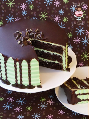 Andes Mint Chocolate Cake