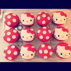 Hello Kitty Cupcakes