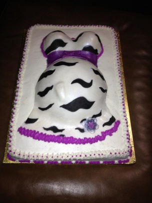 Belly Baby Shower Cake
