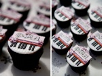 Piano Cupcakes