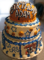 KY Wildcat Fan Tiered Cake