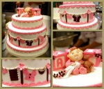 Girl Baby shower Cake