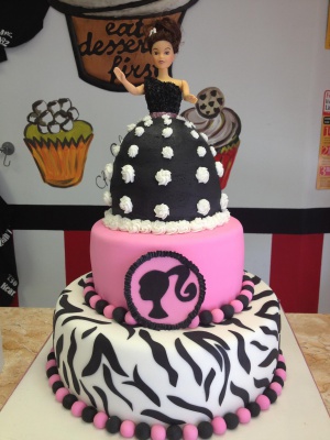 Barbie Birthday Cake