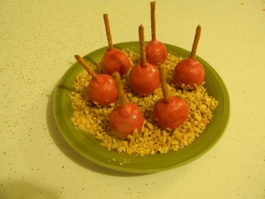 Apple Spice cake pops continued