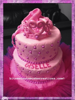 First birthday ballerina princess