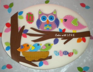 Owl and Birdies for Mandy